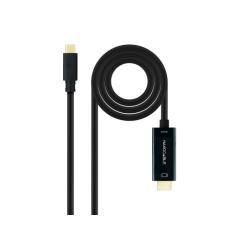 Conversor usb-c a hdmi 1.4 4k 3m negro nanocable