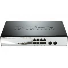 Switch d - link 8 puertos gigabit ethernet 10 - 100 - 1000 poe layer2 smartiii