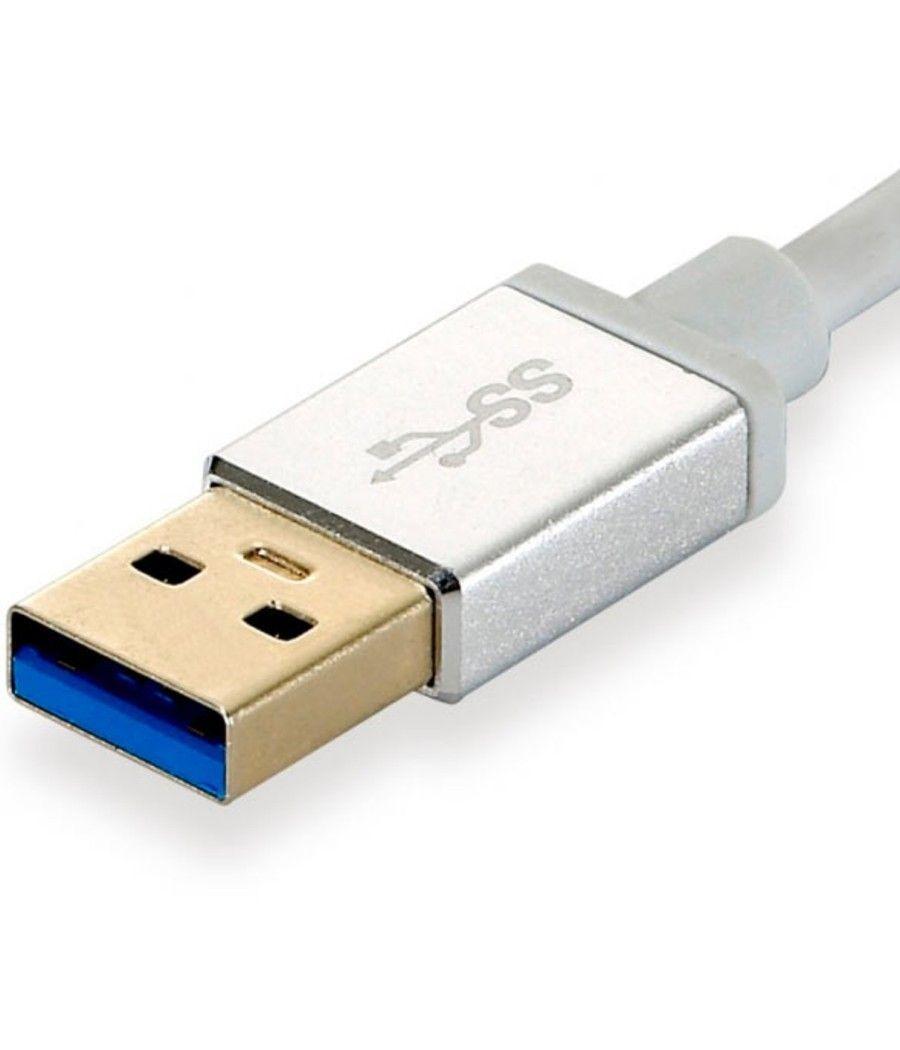 Adaptador usb 3.0 level one a gigabit ethernet rj45 + hub 3.0 3 puertos