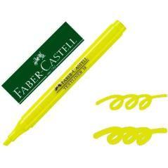 Rotulador faber fluorescente textliner 38 amarillo pack 10 unidades