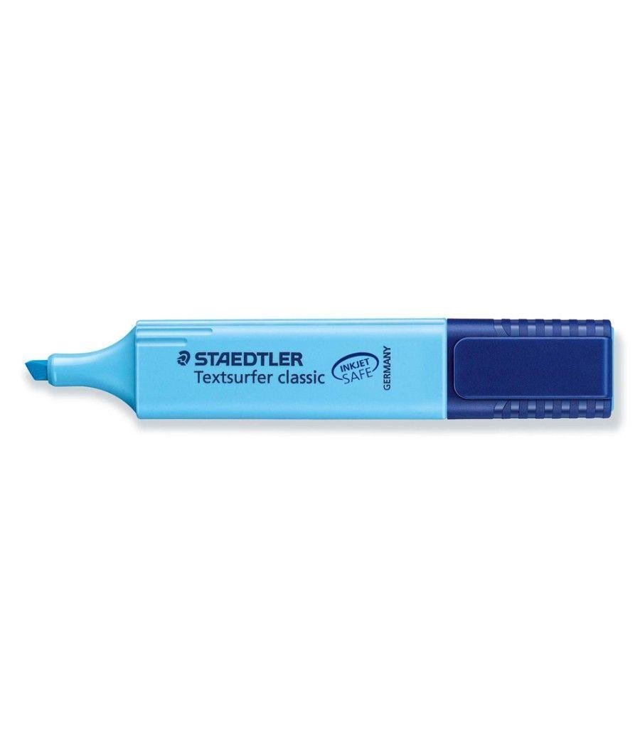 Rotulador staedtler textsurfer classic 364 fluorescente azul pack 10 unidades