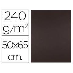 Cartulina liderpapel 50x65 cm marron oscuro 240g unidad pack 125 unidades