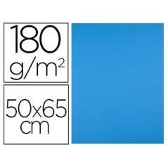 Cartulina liderpapel 50x65 cm 180g/m2 azul pack 125 unidades