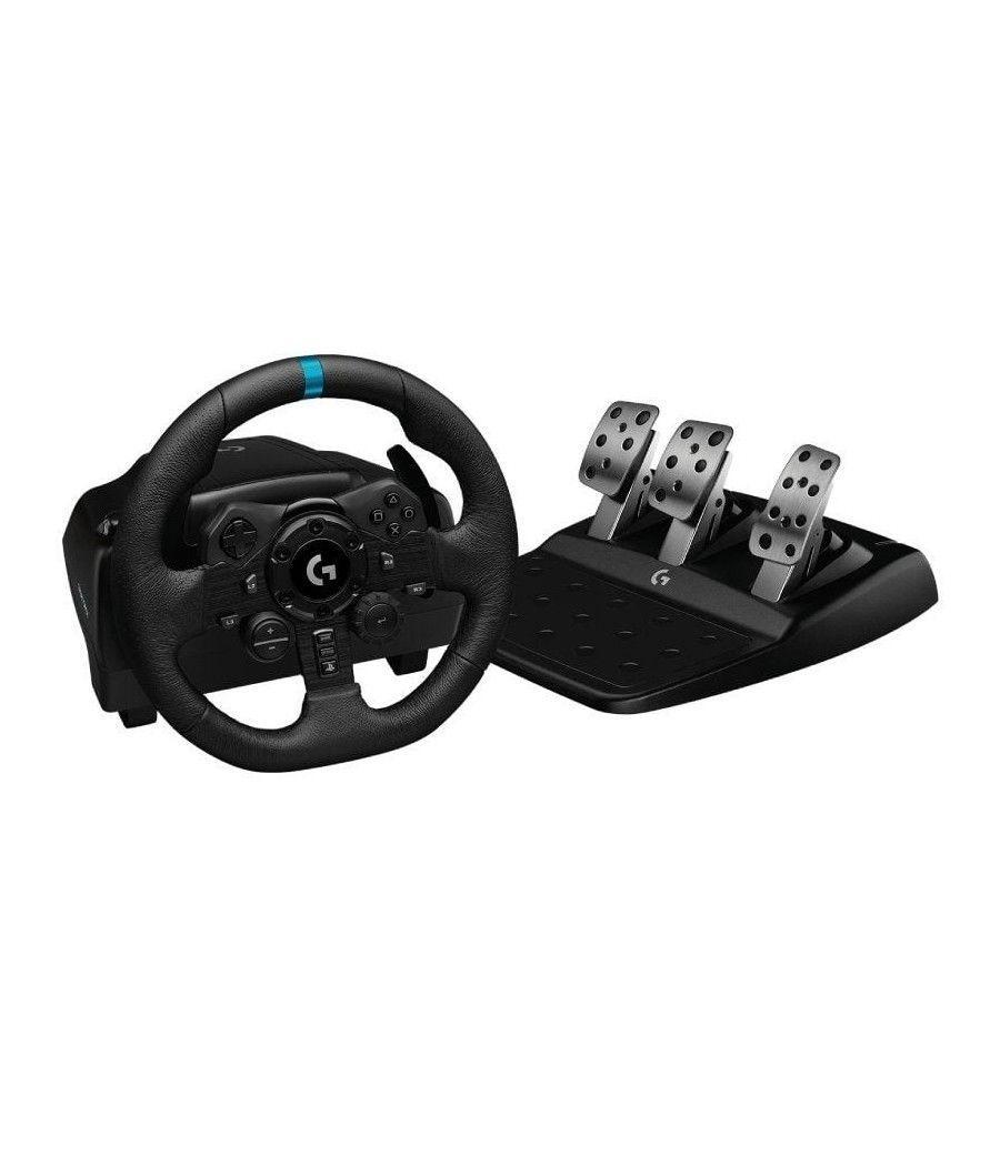 Volante con pedales logitech g923 trueforce para playstation ps5/ pc