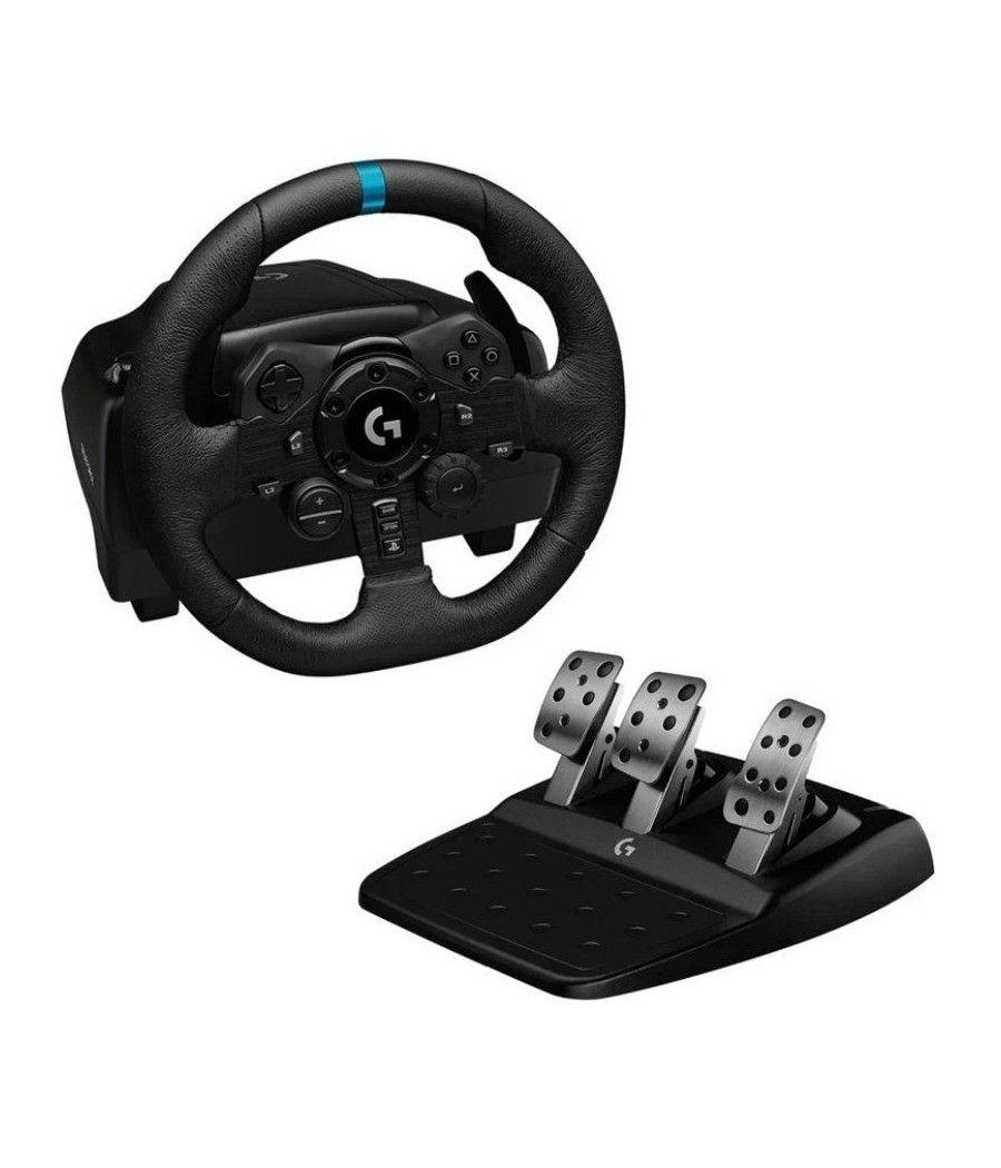 Volante con pedales logitech g923 trueforce para playstation ps5/ pc