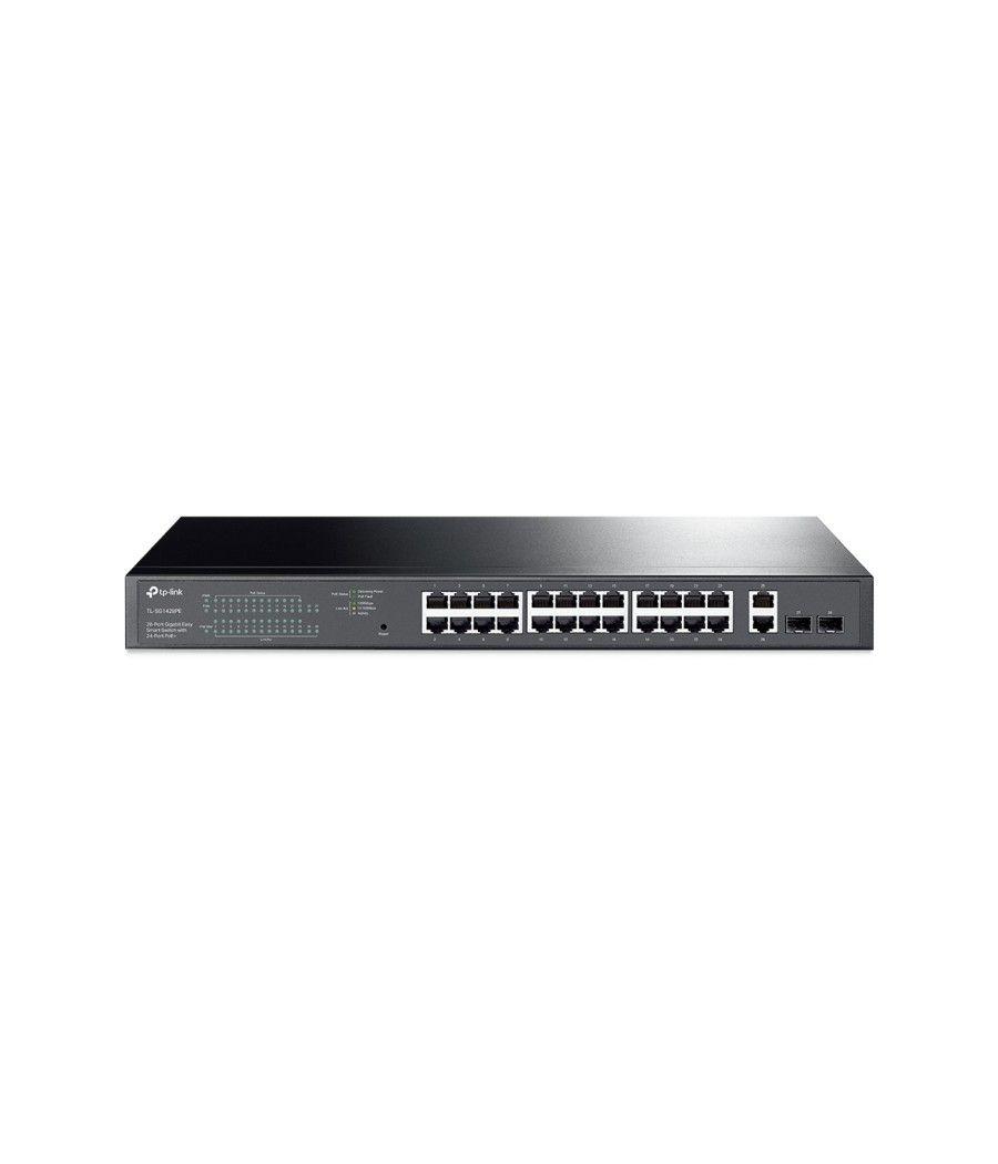 Switch tp link tl-sg1428pe / easy smart 28x1g poe+, 250w