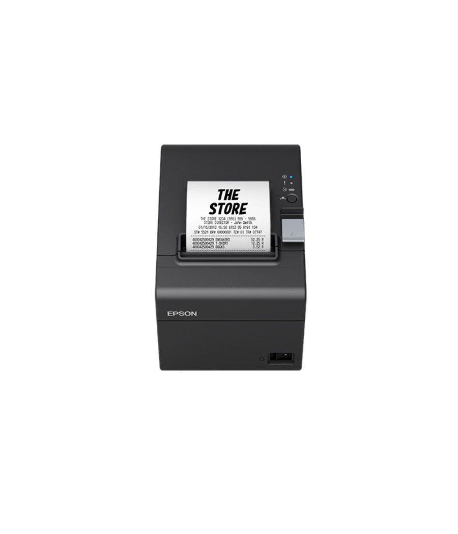 Impresora epson tm-t20iii tickets usb y ethernet 250mm/seg negro brillante