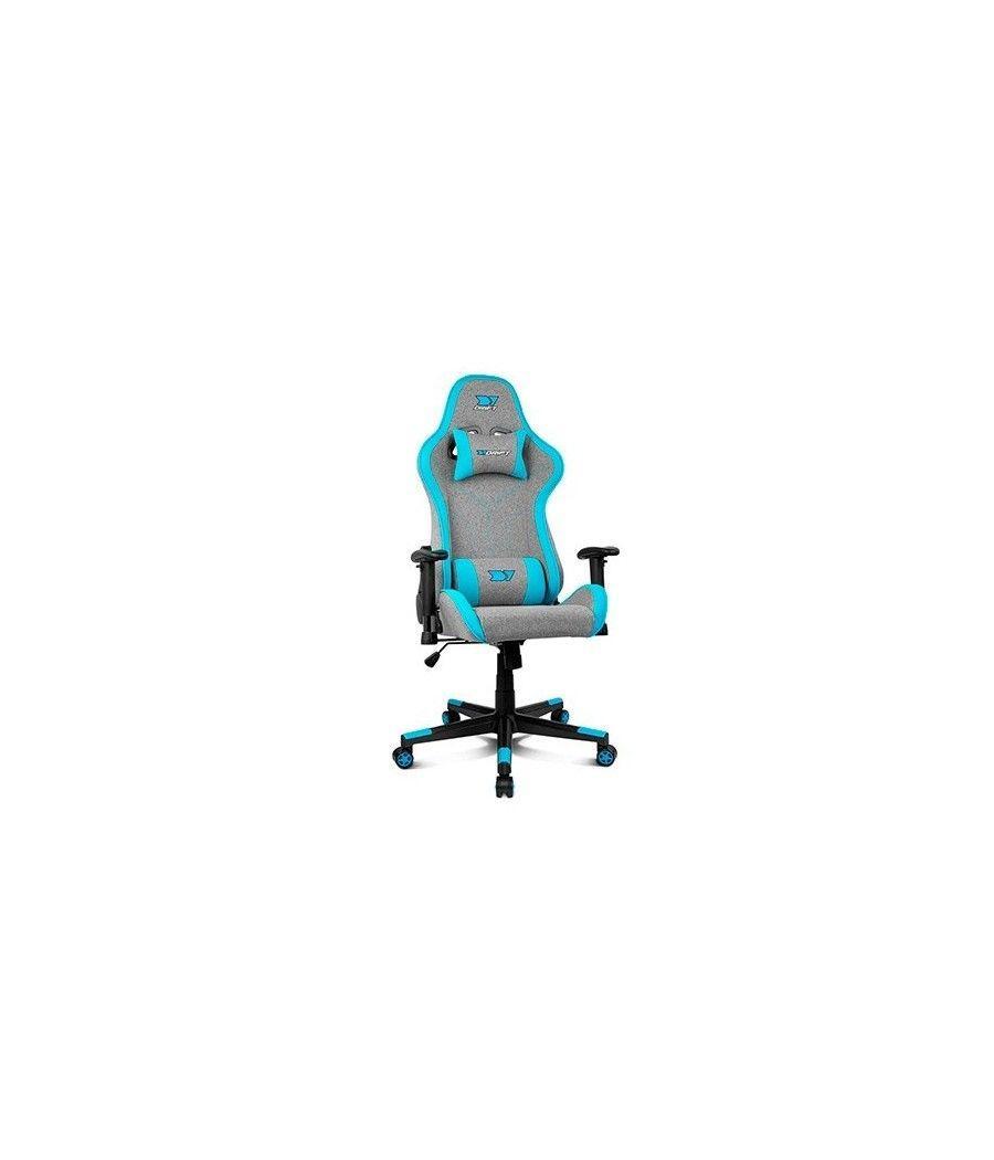 Silla gaming drift dr90 pro gris-azul