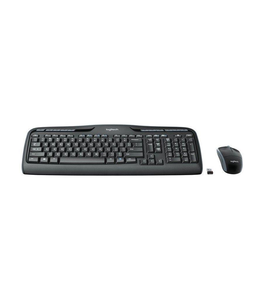 Logitech teclado+ ratón mk330 usb negro