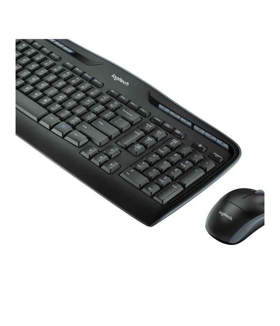 Logitech teclado+ ratón mk330 usb negro