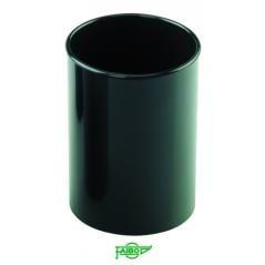 Cubilete de plastico 78 mm. diametro x 100 mm. alto opaco negro faibo 205-02 pack 10 unidades