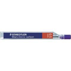 Tubo de 12 minas 0,5mm. alta calidad graduación hb staedtler 250 05-hb pack 12 unidades