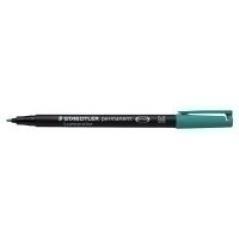 Marcador lumocolor permanente punta media 1mm. verde staedtler 317-5 pack 10 unidades