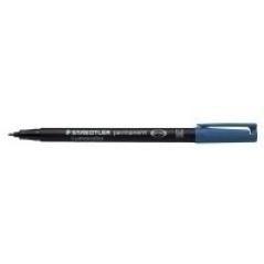 Marcador lumocolor permanente punta media 1mm. azul staedtler 317-3 pack 10 unidades