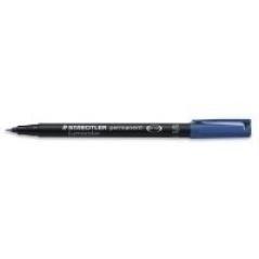 Marcador lumocolor permanente punta superfina 0,4mm. azul staedtler 313-3 pack 10 unidades