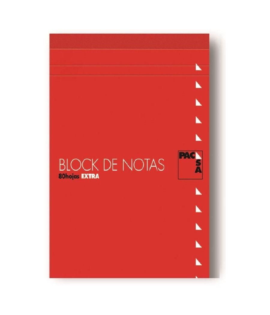 Bloc de notas con tapa 60 grs. folio (215x310mm.) 80 hojas cuadrícula 4x4 pacsa 18900 pack 10 unidades