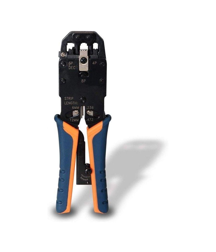 Crimpadora Metálica de Carraca Aisens A142-0311 para RJ10-RJ11-RJ12-RJ45 - Imagen 1