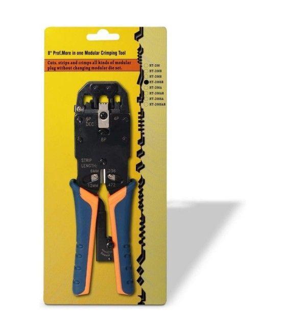 Crimpadora Metálica de Carraca Aisens A142-0311 para RJ10-RJ11-RJ12-RJ45 - Imagen 3