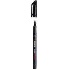 Marcador permanente punta fina ohpen universal 0,7mm. negro stabilo 842/46 pack 10 unidades