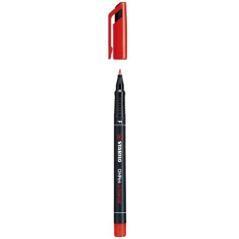 Marcador permanente punta fina ohpen universal 0,7mm. rojo stabilo 842/40 pack 10 unidades