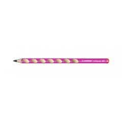 Lapiz ergonomico easygraph para diestros hb 3,15mm. rosa stabilo 322/01-hb pack 12 unidades