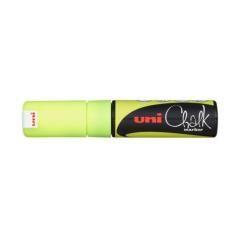 Marcador chalk pwe-8k pizarra verde 8mm. amarillo uni-ball 140103000 pack 6 unidades