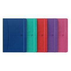 Cuaderno signature a5 tapa extradura 80h liso colores surtidos vivos oxford 400163615 pack 5 unidades