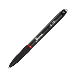 Sharpie s-gel bolígrafo de gel de punta retráctil rojo 12 pieza(s) pack 12 unidades