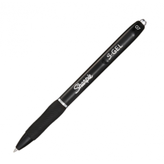 Sharpie s-gel bolígrafo de gel de punta retráctil negro 12 pieza(s) pack 12 unidades