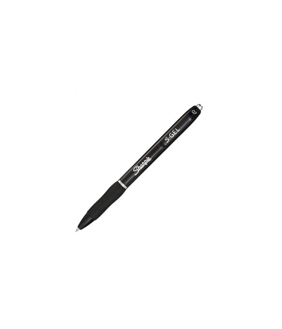 Sharpie s-gel bolígrafo de gel de punta retráctil negro 12 pieza(s) pack 12 unidades