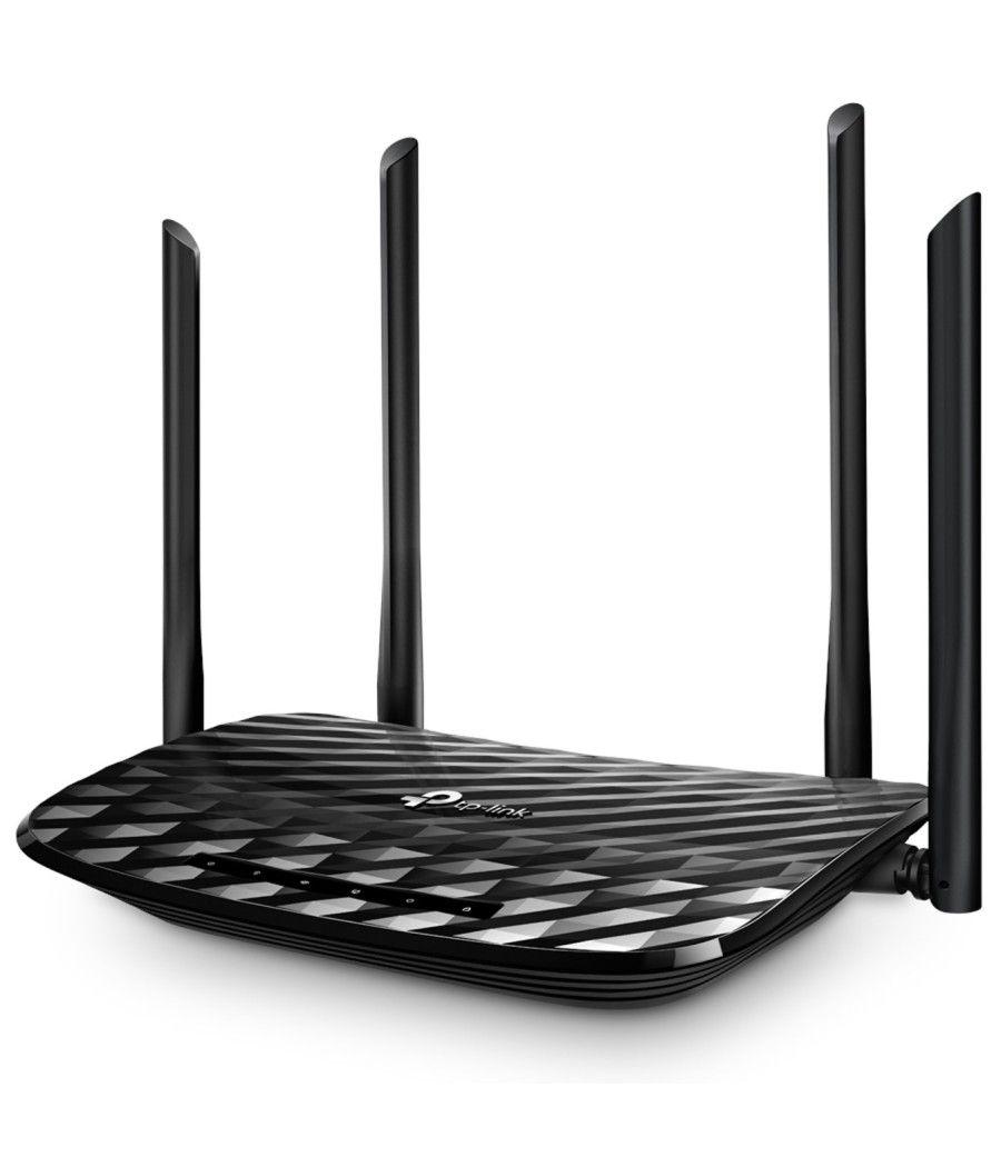 Router wifi archer c6 ac1200 dual band 300mb en 2 -4ghz y 867mb 5ghz 5p giga 4 antenas fijas tp link