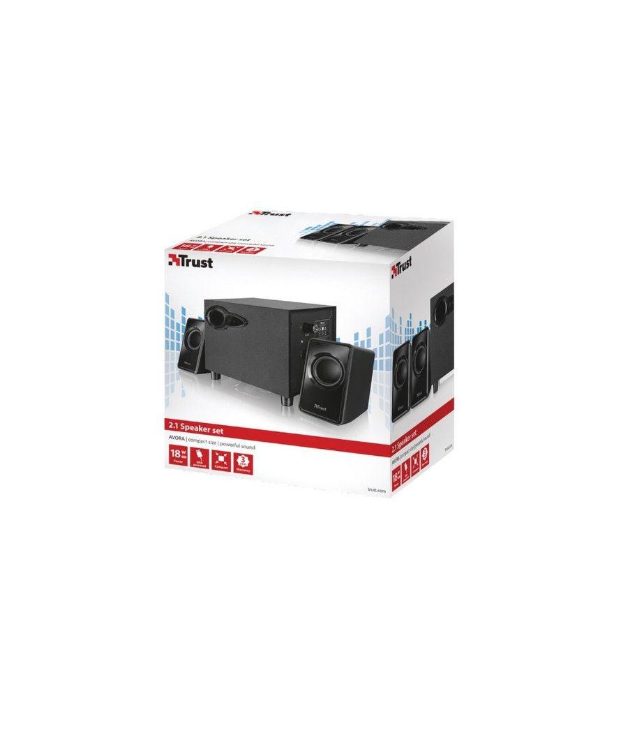 Trust Avora 2.1 9 W Negro 2.1 canales - Imagen 2