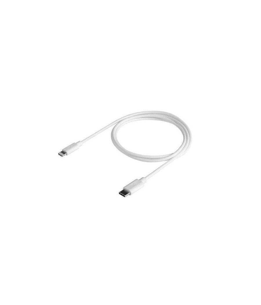Cable essential usb-c a lightning 1m blanco xtorm