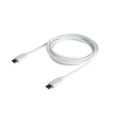 Cable essential usb-c a usb-c pd 100w 1m blanco xtorm