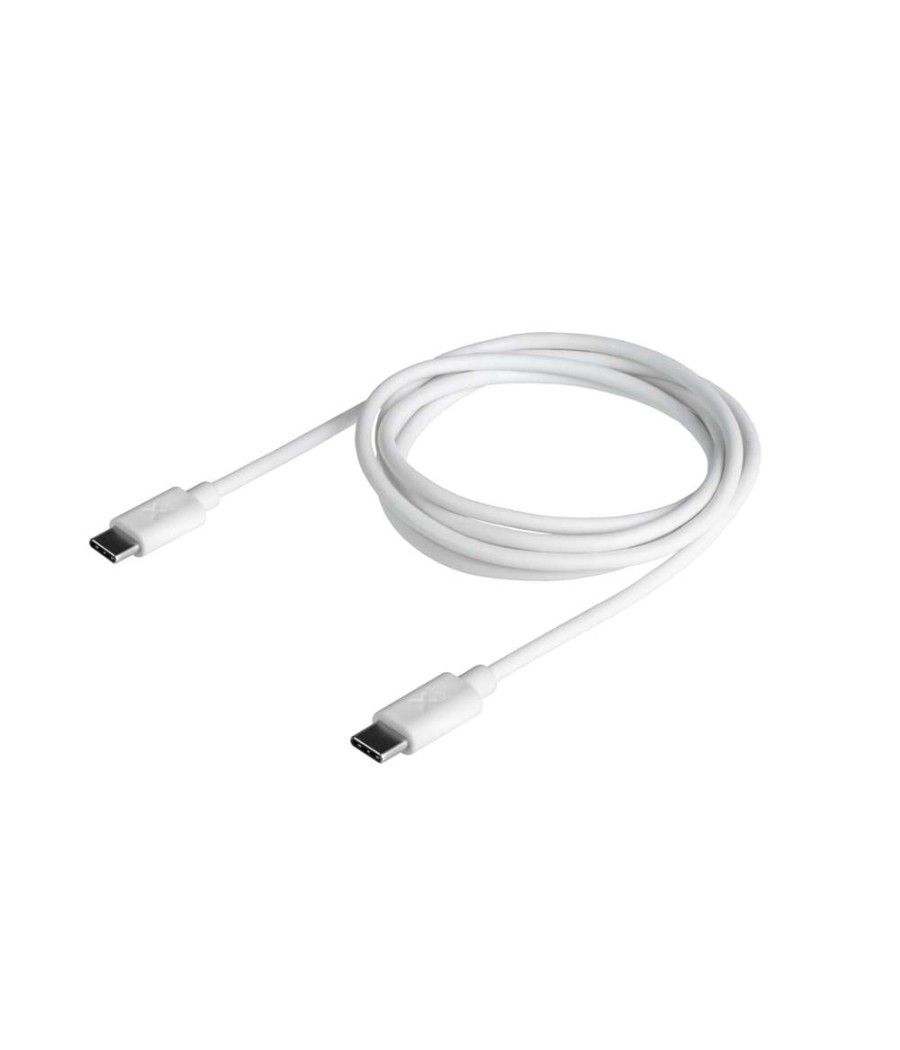 Cable essential usb-c a usb-c pd 100w 1m blanco xtorm