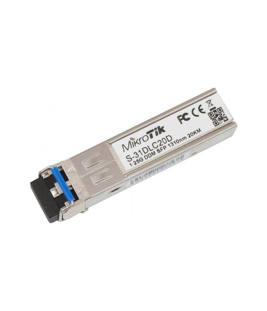 Modulo sfp transceptor de fibra óptica mikrotik s-31dlc20d