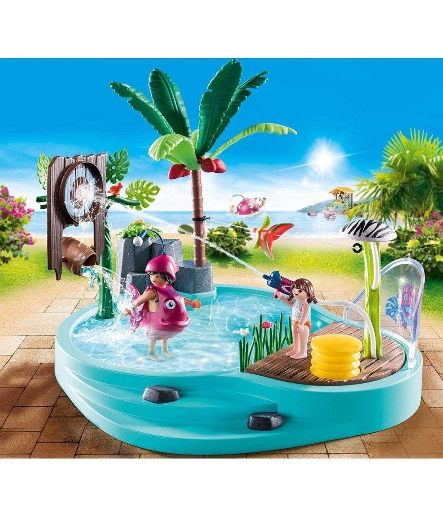 Playmobil piscina divertida con rociador de agua