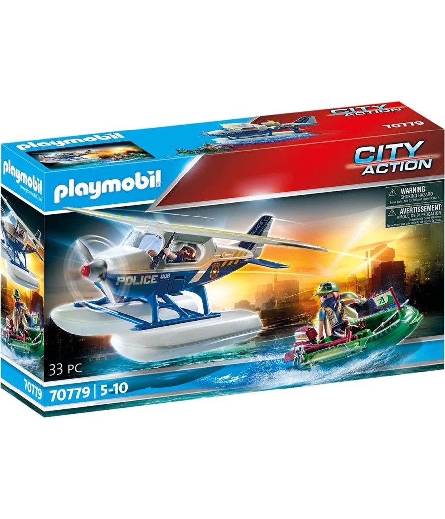 Playmobil policia hidroavion : persecucion de contrabandista