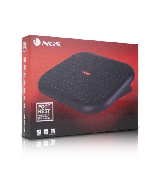 Reposapiés Ergonómico/ Inclinable/ Ajustable NGS Footnest/ 448 x 335mm - Imagen 5