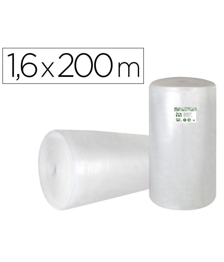 Plástico burbuja liderpapel ecouse 1.60x200m 30% de plástico reciclado