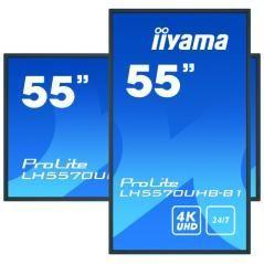 Iiyama lh5570uhb-b1 pantalla de señalización pantalla plana para señalización digital 138,7 cm (54.6") va 4k ultra hd negro proc
