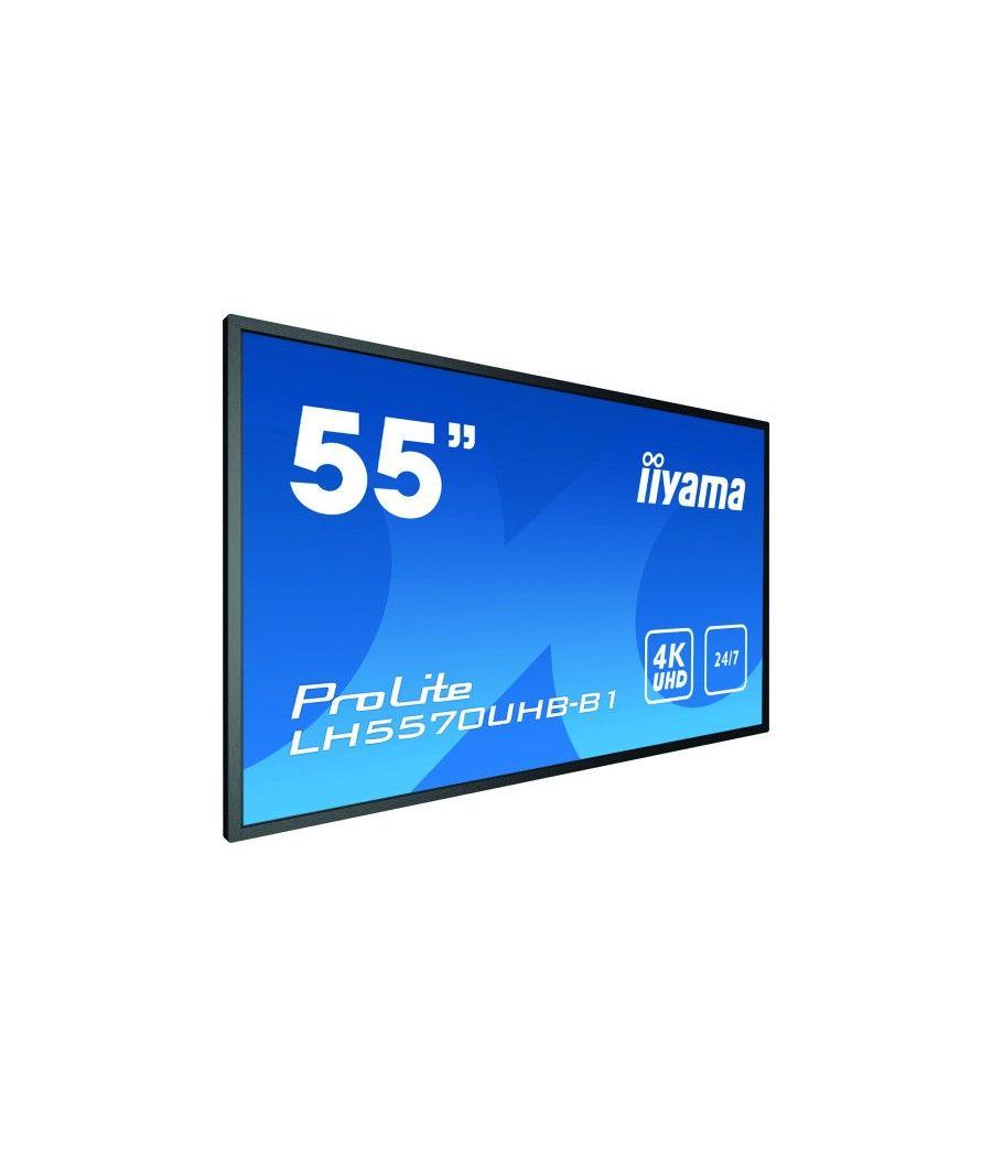 Iiyama lh5570uhb-b1 pantalla de señalización pantalla plana para señalización digital 138,7 cm (54.6") va 4k ultra hd negro proc