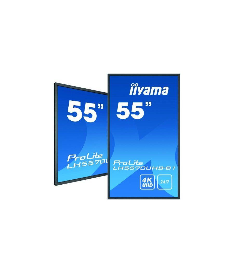 Iiyama lh5570uhb-b1 pantalla de señalización pantalla plana para señalización digital 138,7 cm (54.6") va 4k ultra hd negro proc