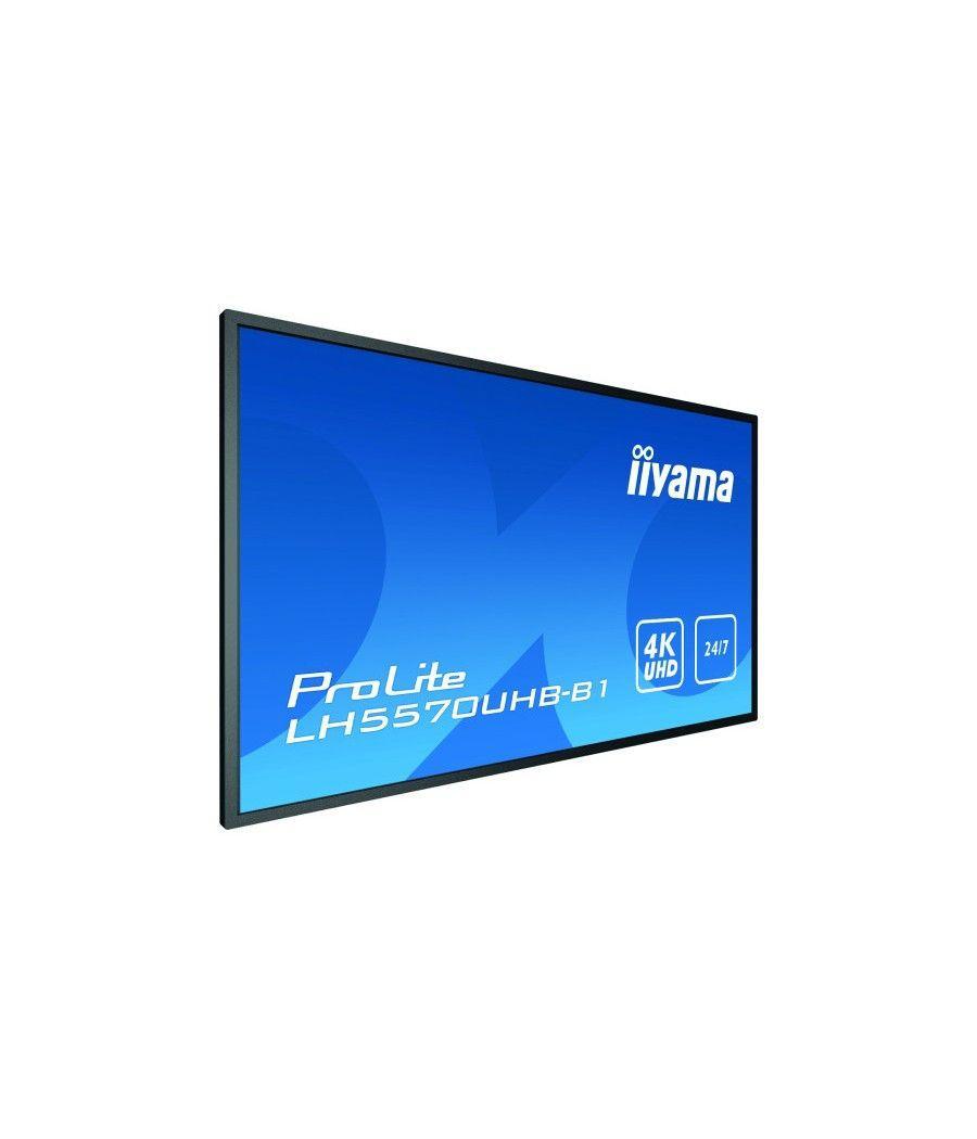 Iiyama lh5570uhb-b1 pantalla de señalización pantalla plana para señalización digital 138,7 cm (54.6") va 4k ultra hd negro proc
