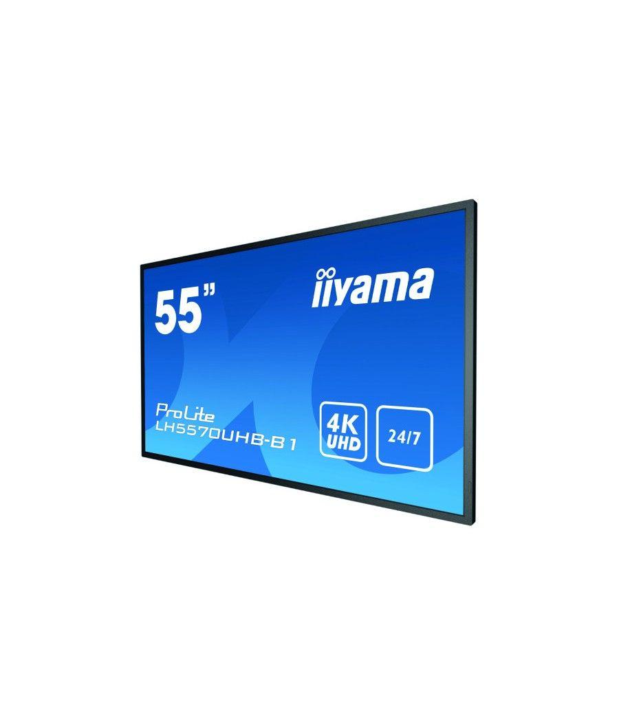 Iiyama lh5570uhb-b1 pantalla de señalización pantalla plana para señalización digital 138,7 cm (54.6") va 4k ultra hd negro proc