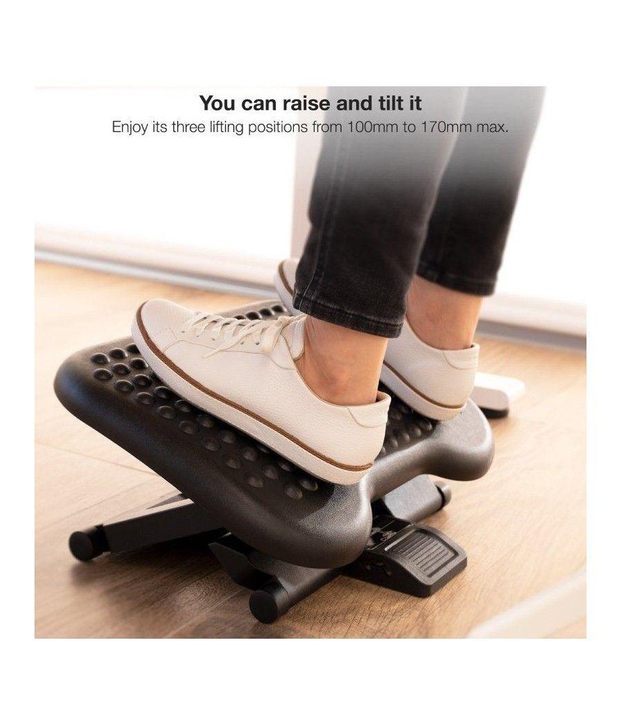 Reposapiés ajustable/ inclinable tooq tqfr0603-b/ 460 x 340mm