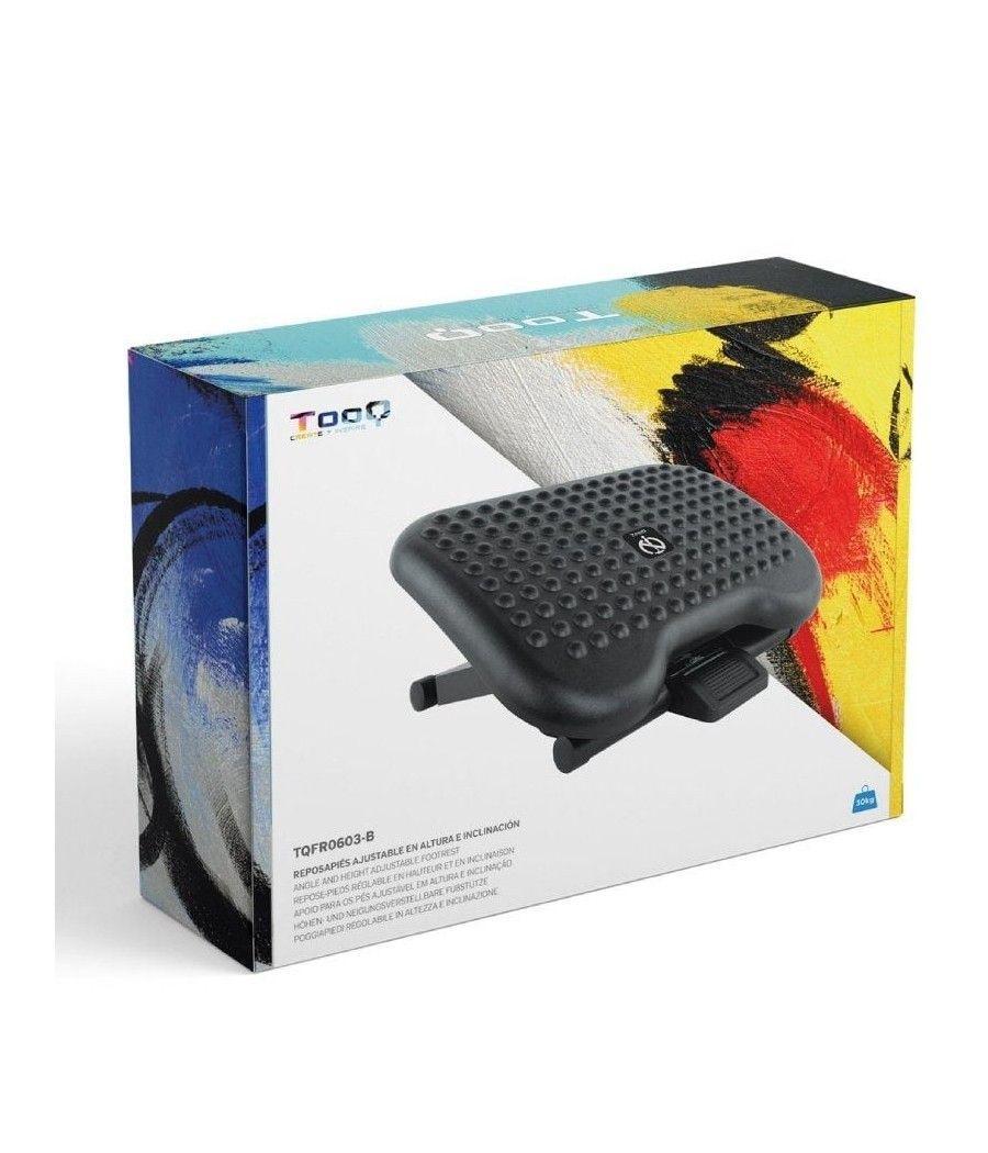 Reposapiés ajustable/ inclinable tooq tqfr0603-b/ 460 x 340mm