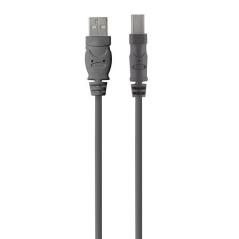 Belkin USB 2.0 A - USB 2.0 B, 1.8m cable USB 1,8 m USB A USB B Gris