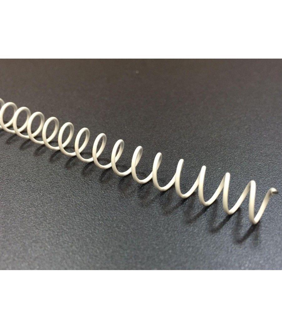 Fellowes pack de 25 espirales metálicas blancas 46 mm