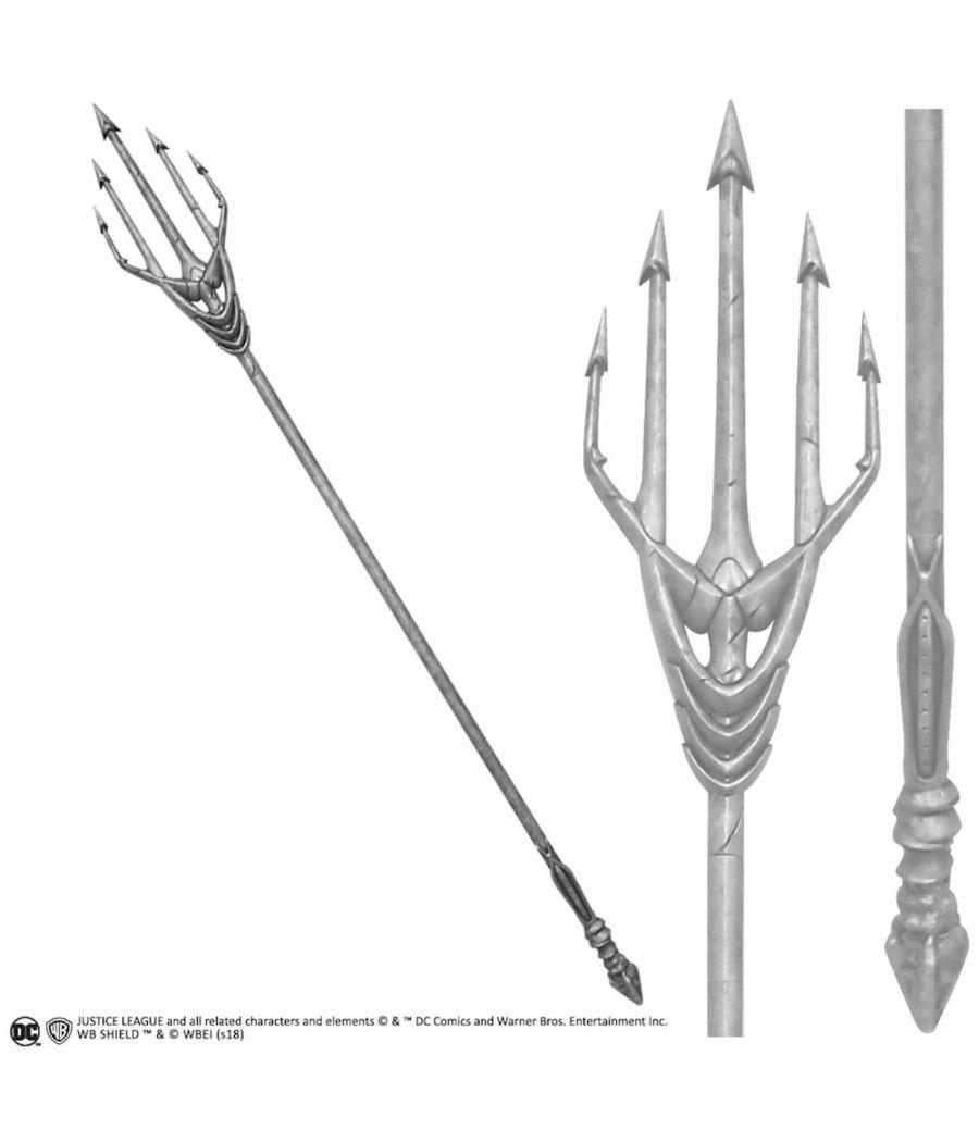 Replica the noble collection dc justice league tridente aquaman escala 1 - 1 186 cm